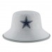 Youth Dallas Cowboys New Era Gray 2018 Training Camp Primary Bucket Hat 3041291